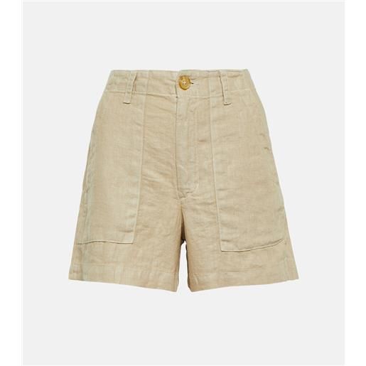 Velvet shorts fallon in lino