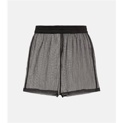 Jade Swim shorts trasparenti a vita alta