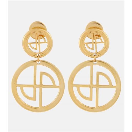 Patou orecchini pendenti con logo