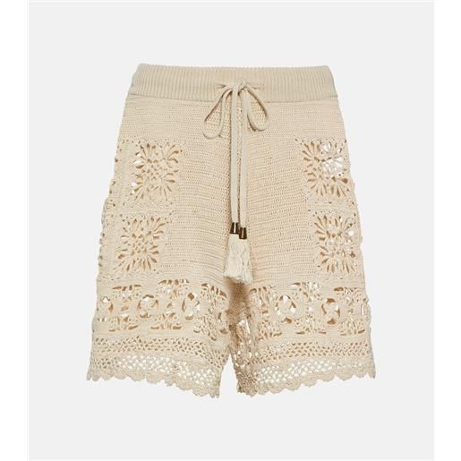 Zimmermann shorts chintz in crochet