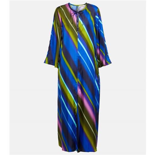 Dorothee Schumacher abito midi citylight stripes in twill