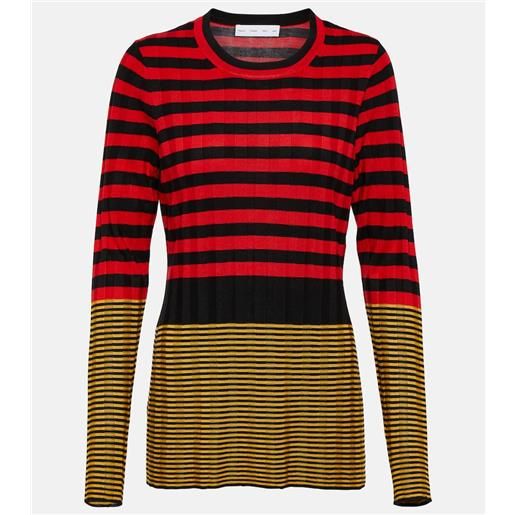 Proenza Schouler white label - pullover slinky a righe