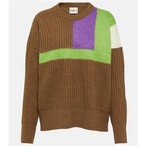 Plan C pullover in lana e cashmere