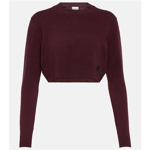 Patou pullover cropped in cashmere