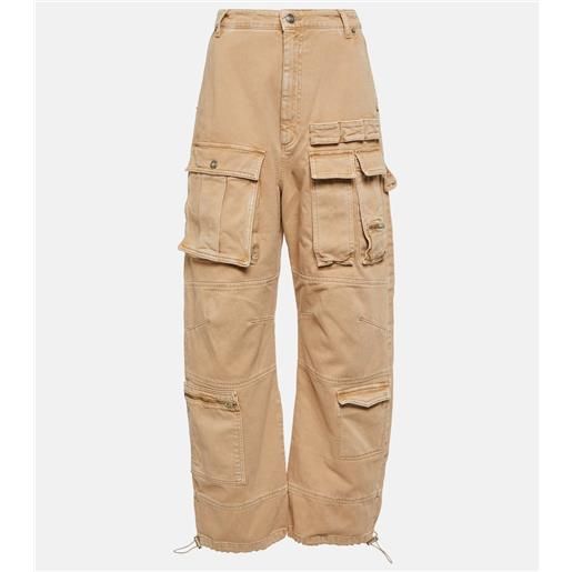 Sportmax pantaloni cargo di jeans a gamba larga