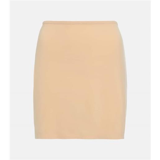 Norma Kamali minigonna a vita alta