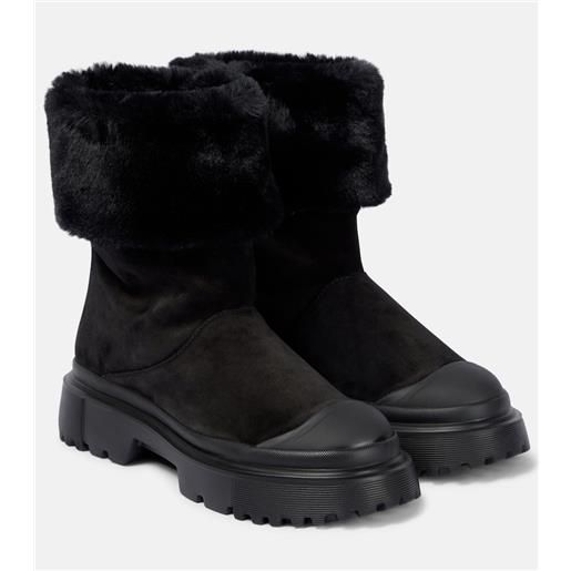 Hogan stivaletti h619 in suede