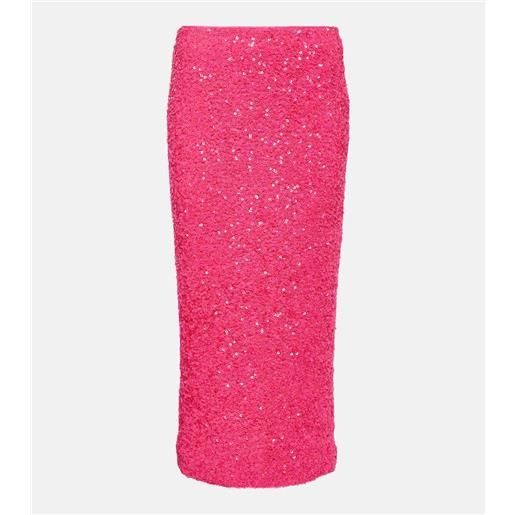 Rotate gonna midi con paillettes