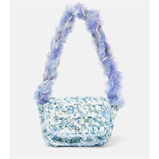 Susan Fang borsa a spalla mini in crochet di pizzo