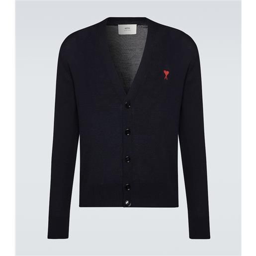 Ami Paris cardigan ami de cåur in lana