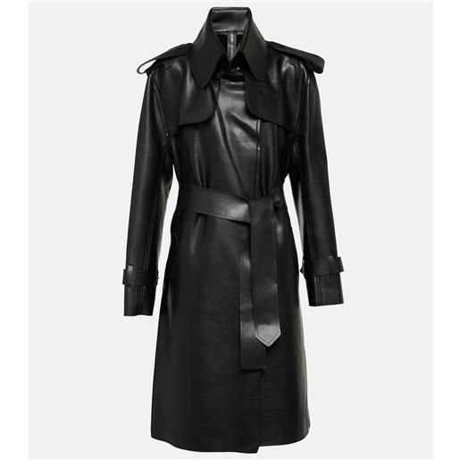 Norma Kamali trench in similpelle