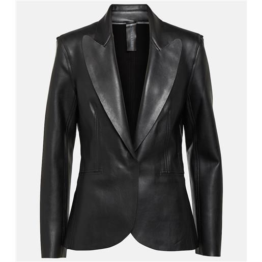 Norma Kamali blazer in similpelle