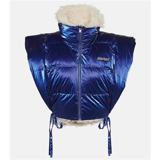 Marant Etoile gilet imbottito cody in raso