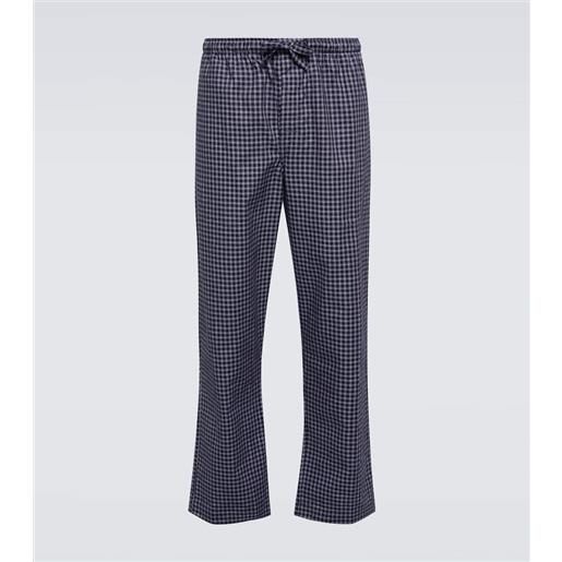 Derek Rose pantaloni pigiama in cotone a quadri