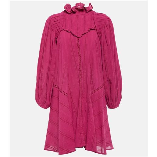 Marant Etoile miniabito isma in misto cotone