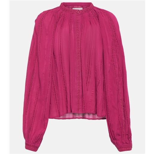 Marant Etoile blusa imayae in misto cotone con stampa
