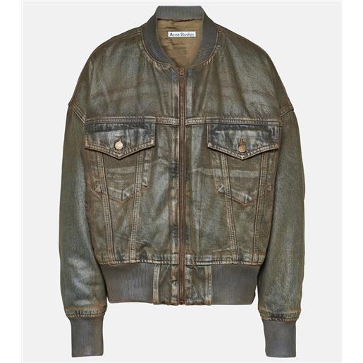 Acne Studios bomber di jeans