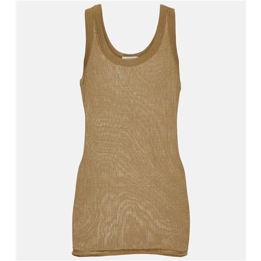 Lemaire tank top in jersey di seta