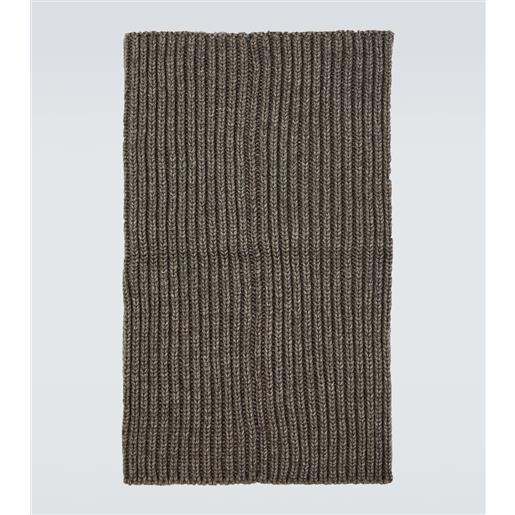 Lemaire scaldacollo in maglia a coste