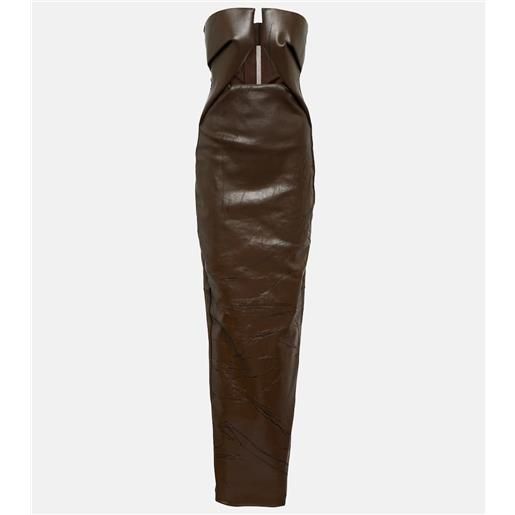 Rick Owens abito lungo di jeans