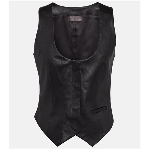 Stouls gilet adrian in pelle