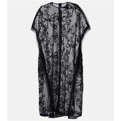 Simone Rocha abito midi in tulle