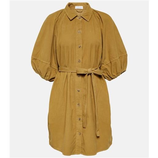 Velvet miniabito kady in velluto a coste