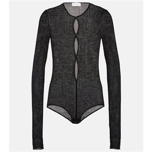 Sportmax body in maglia a coste