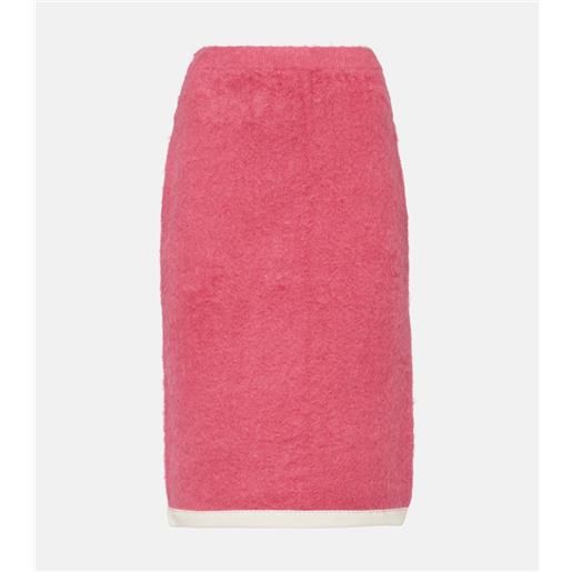 Xu Zhi gonna midi in lana e cashmere