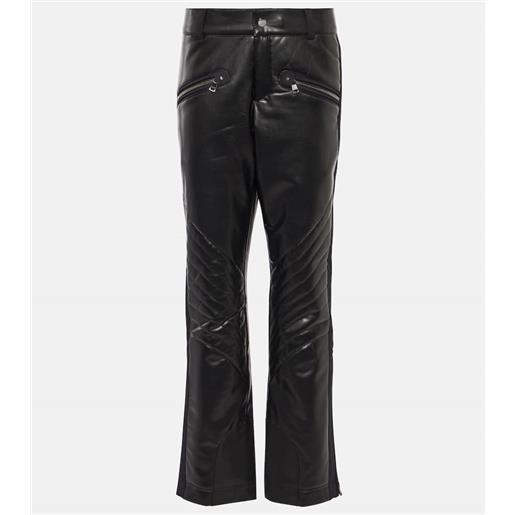 Bogner pantaloni da sci tory in similpelle