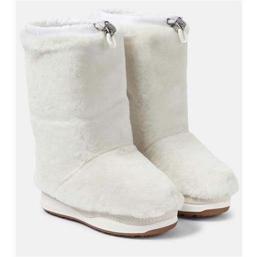 Bogner stivali da neve les arcs in shearling