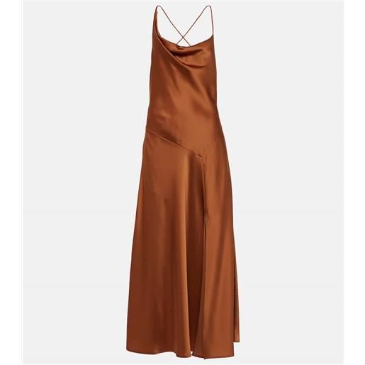 Polo Ralph Lauren abito lungo in raso