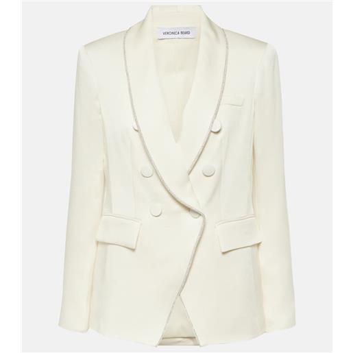 Veronica Beard blazer jagger dickey in crãªpe di raso