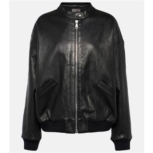 Stouls bomber pharrell in pelle