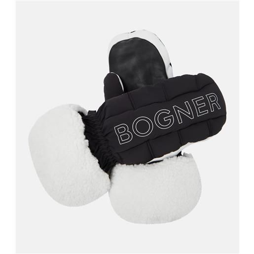 Bogner muffole da sci sabina in shearling