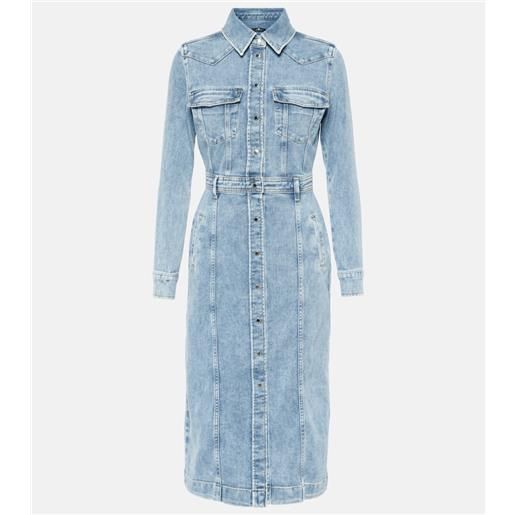7 For All Mankind abito midi di jeans luxe