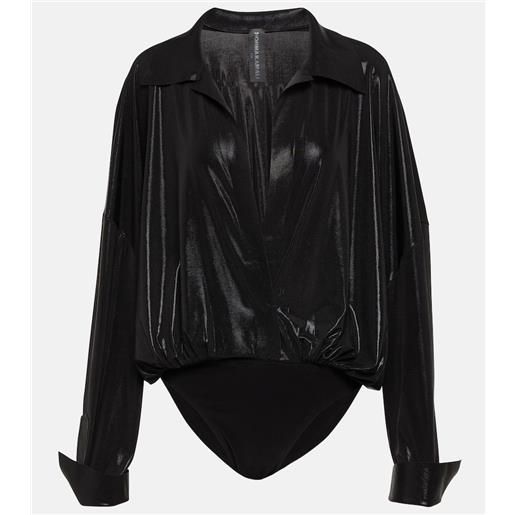 Norma Kamali body in lamã©