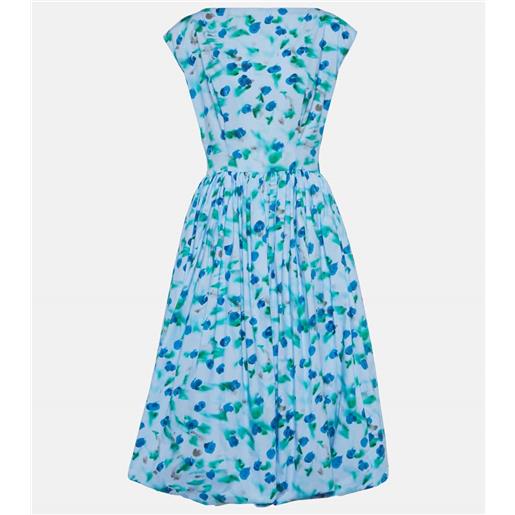 Marni abito midi in popeline di cotone