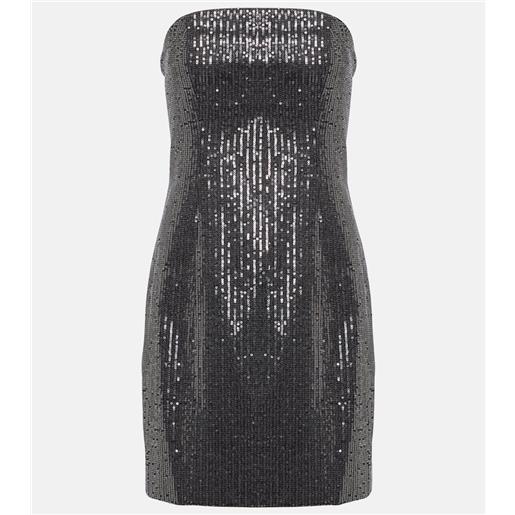 Rotate miniabito in twill di cotone