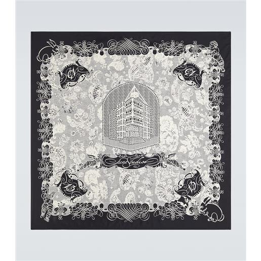 Acne Studios foulard in seta con stampa