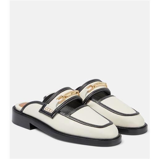 Zimmermann slippers bacall in pelle