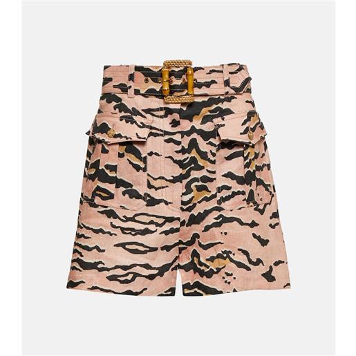 Zimmermann shorts matchmaker safari in lino