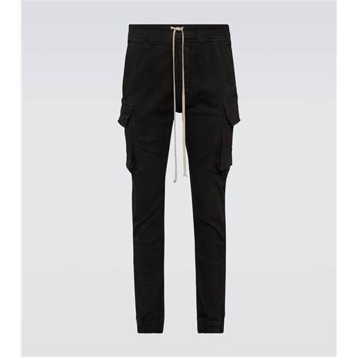 Pantaloni Uomo Con Tasche Laterali Cargo Multitasche Tasconato Zip Lacci COTONE - Foto 3