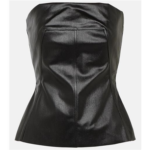 Rick Owens top di jeans lido