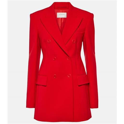 Sportmax blazer doppiopetto vischio in misto lana