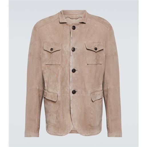 Giorgio Armani camicia in suede