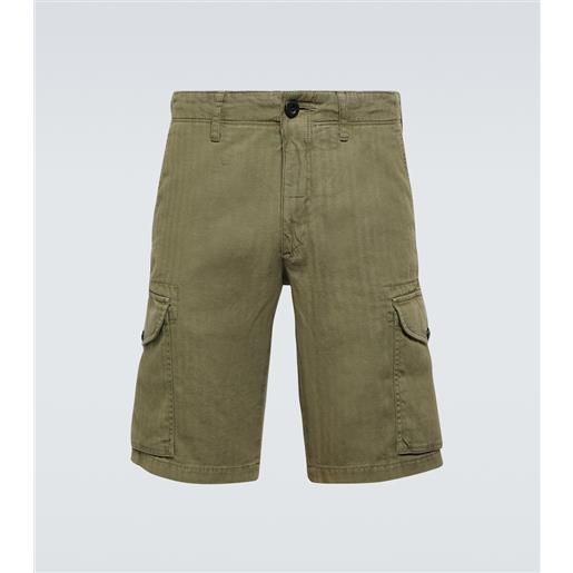 Slowear shorts cargo in cotone e lino