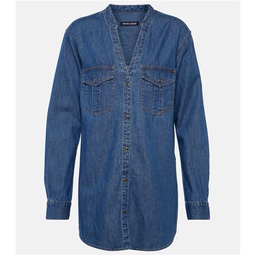 Veronica Beard camicia di jeans emira