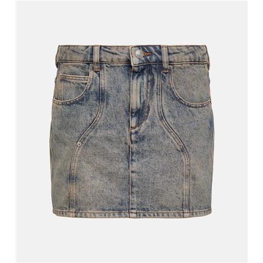 Marant Etoile minigonna di jeans vesna