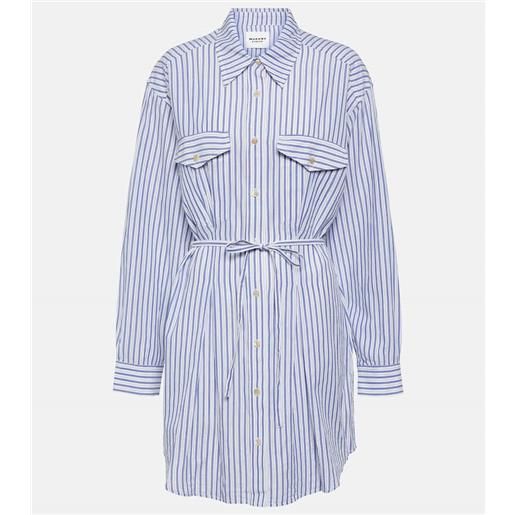 Marant Etoile abito chemisier liliane in popeline di cotone